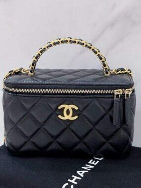 Chanel makeup bag